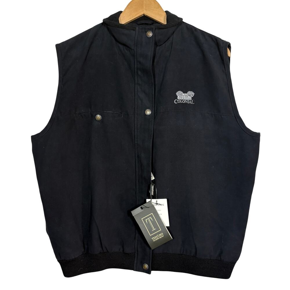 NEW! Tehama x Nancy Haley Weathergear Vest Sleeveless Jacket Black Outdoor - XL